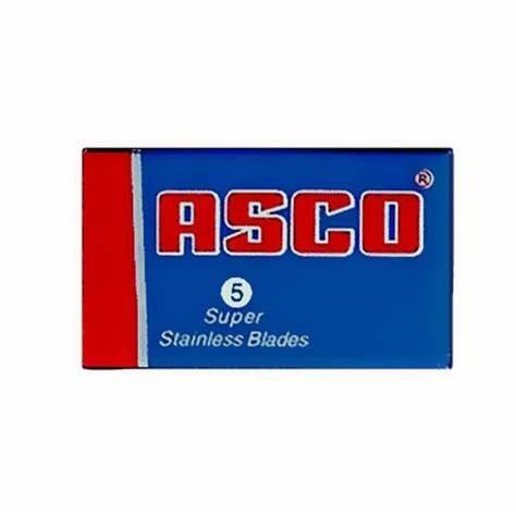 ASCO Super Stainless Rasierklingen (Packung à 5 Stück)