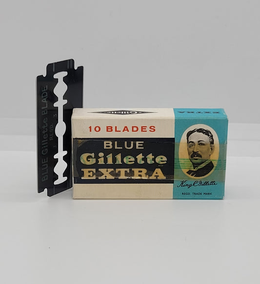 Gillette BLUE EXTRA Rasierklingen (Packung à 10 Stück) NOS