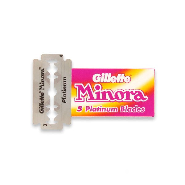 Gillette Minora Platinum Rasierklingen (Packung à 5 Stück)