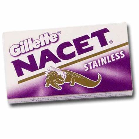 Gillette NACET stainless Rasierklinge (Packung à 5 Stück)
