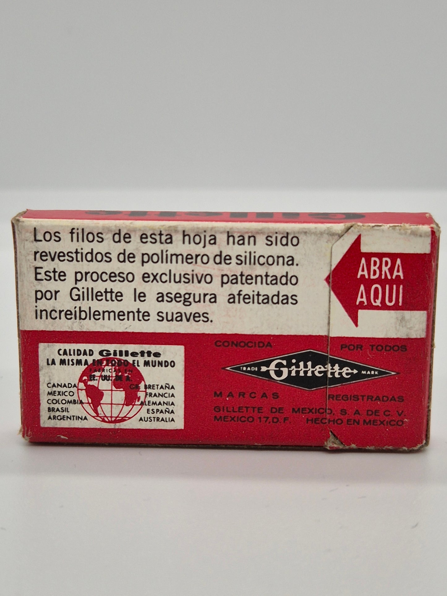 Gillette Super Thin Blades Red Mexico 5pcs