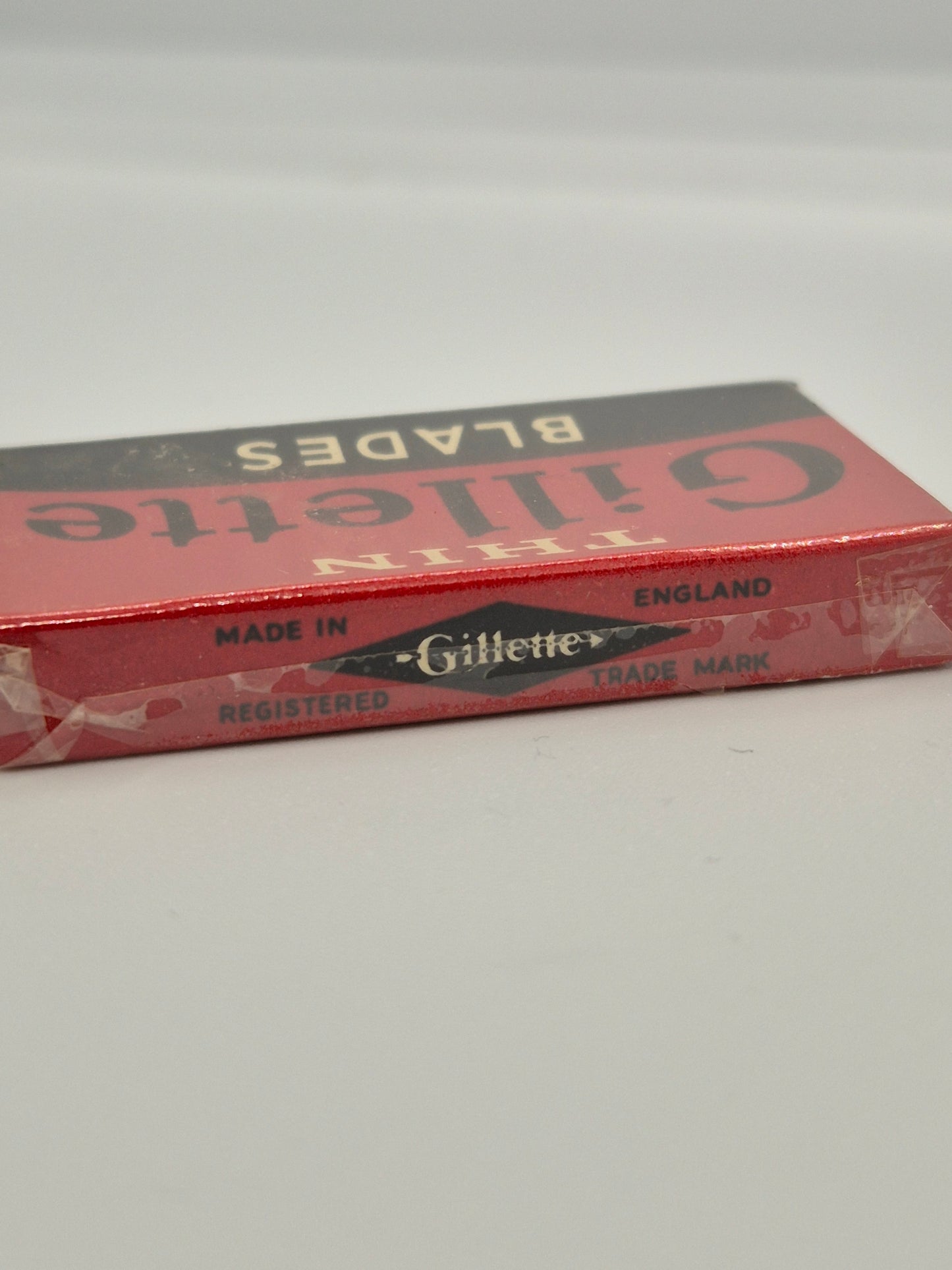 Gillette Thin Blades red England 5pcs