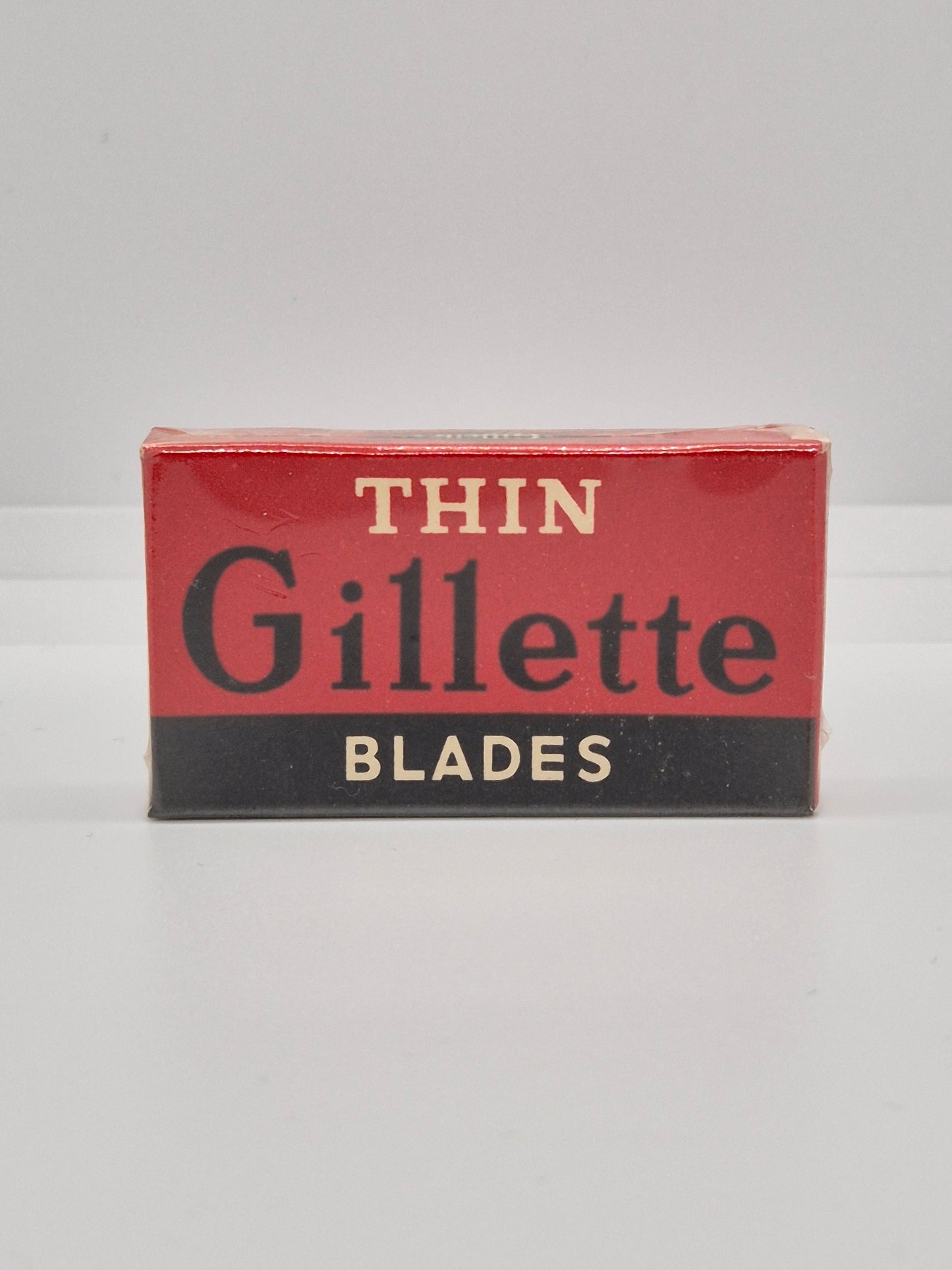 Gillette Thin Blades red England 5pcs