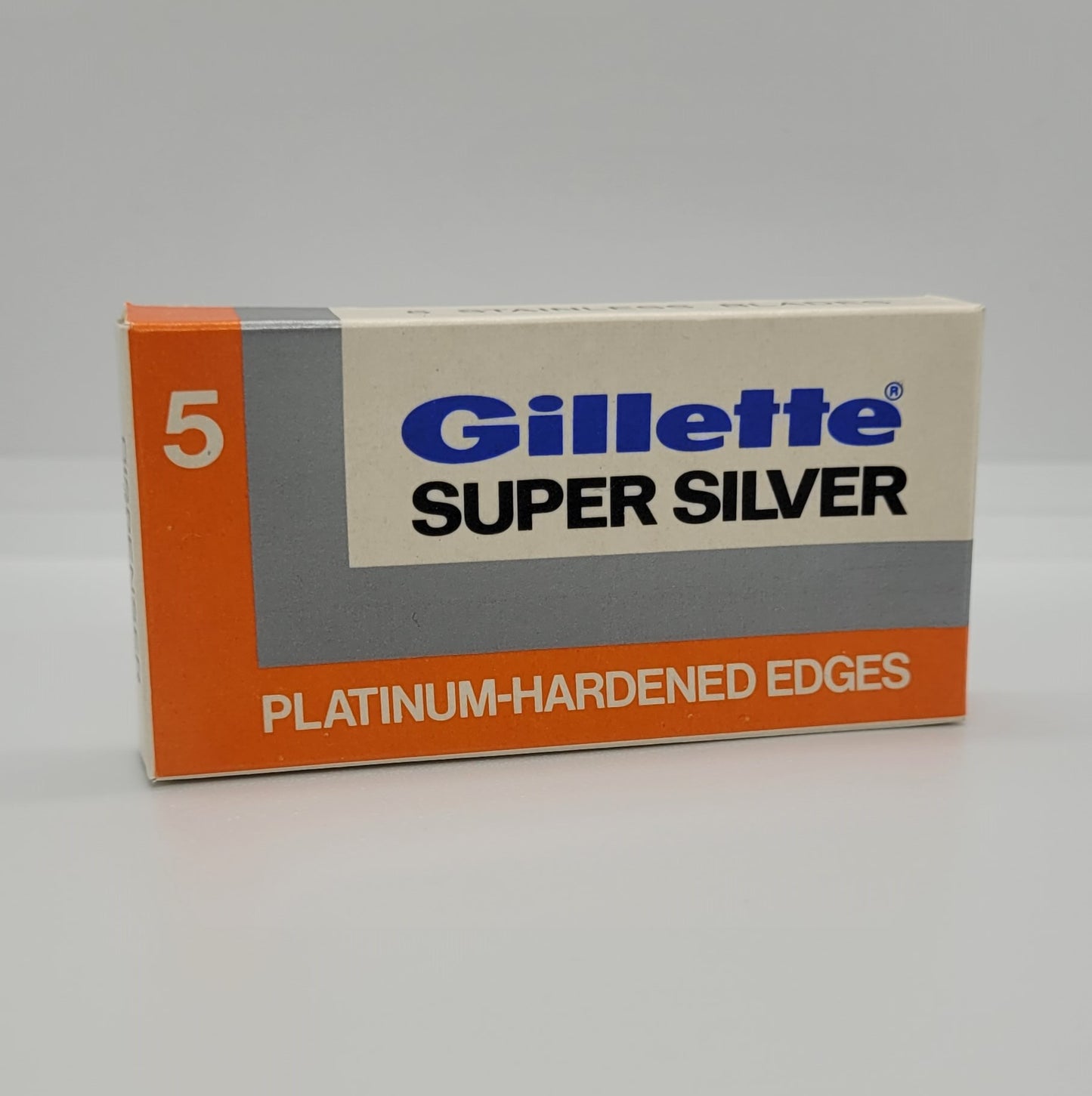 Gillette Super Silver aus Englandproduktion 5 pcs