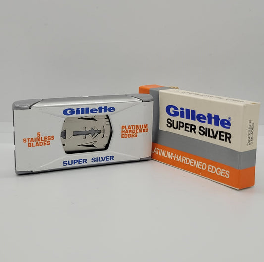 Gillette Super Silver aus Englandproduktion 5 pcs