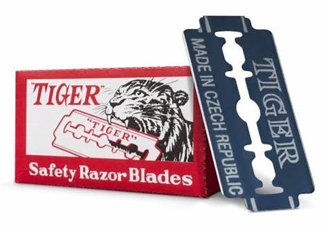 Tiger Saftey Razor Rasierklingen (Packung à 10 Stück)