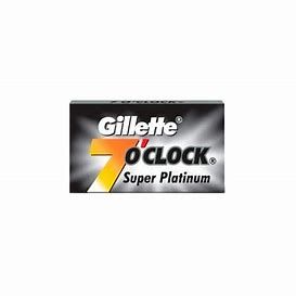 Gillette 7 o´clock Super Platinum Rasierklingen (Packung à 5 Stück)