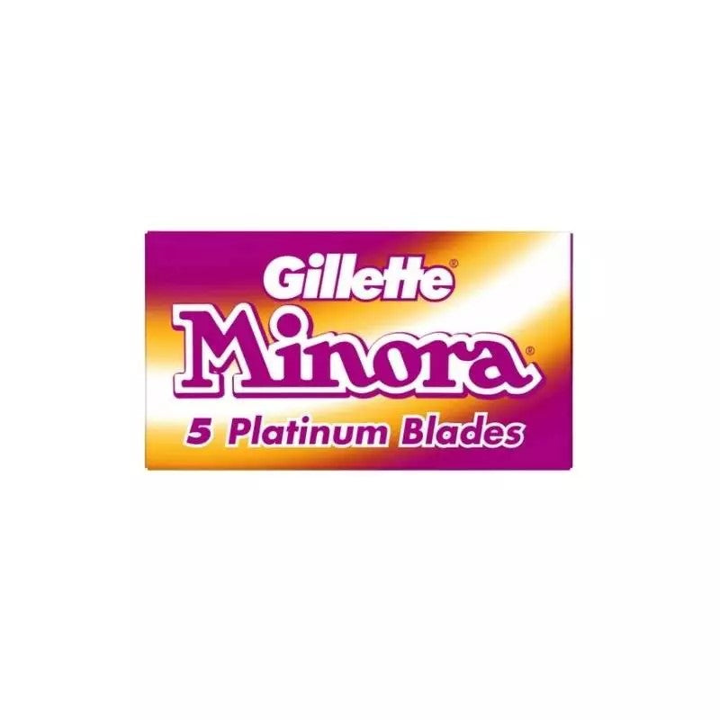 Gillette Minora Platinum Rasierklingen (Packung à 5 Stück)