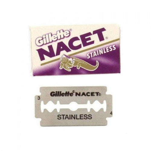 Gillette NACET stainless Rasierklingen (Karton 20 x 5 Stück)