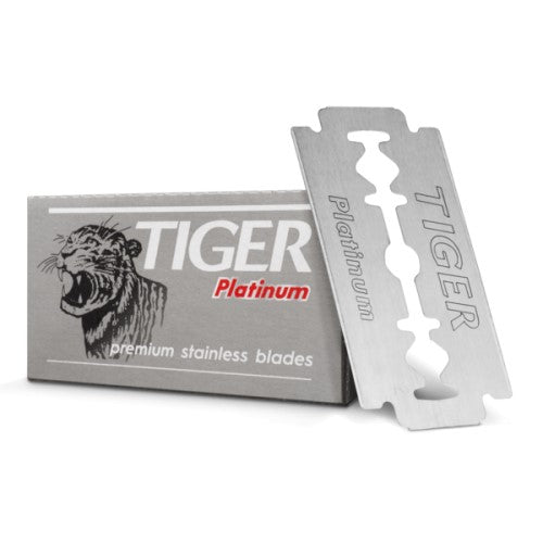 Tiger Platinum Double Edge Rasierklingen (Packung à 5 Stück)