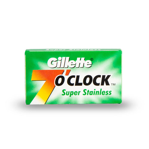 Gillette 7 o´clock Super Stainless green Rasierklinge (Packung à 5 Stück)