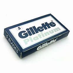 Gillette Platinum Double Edge Rasierklingen (Packung à 5 Stück)